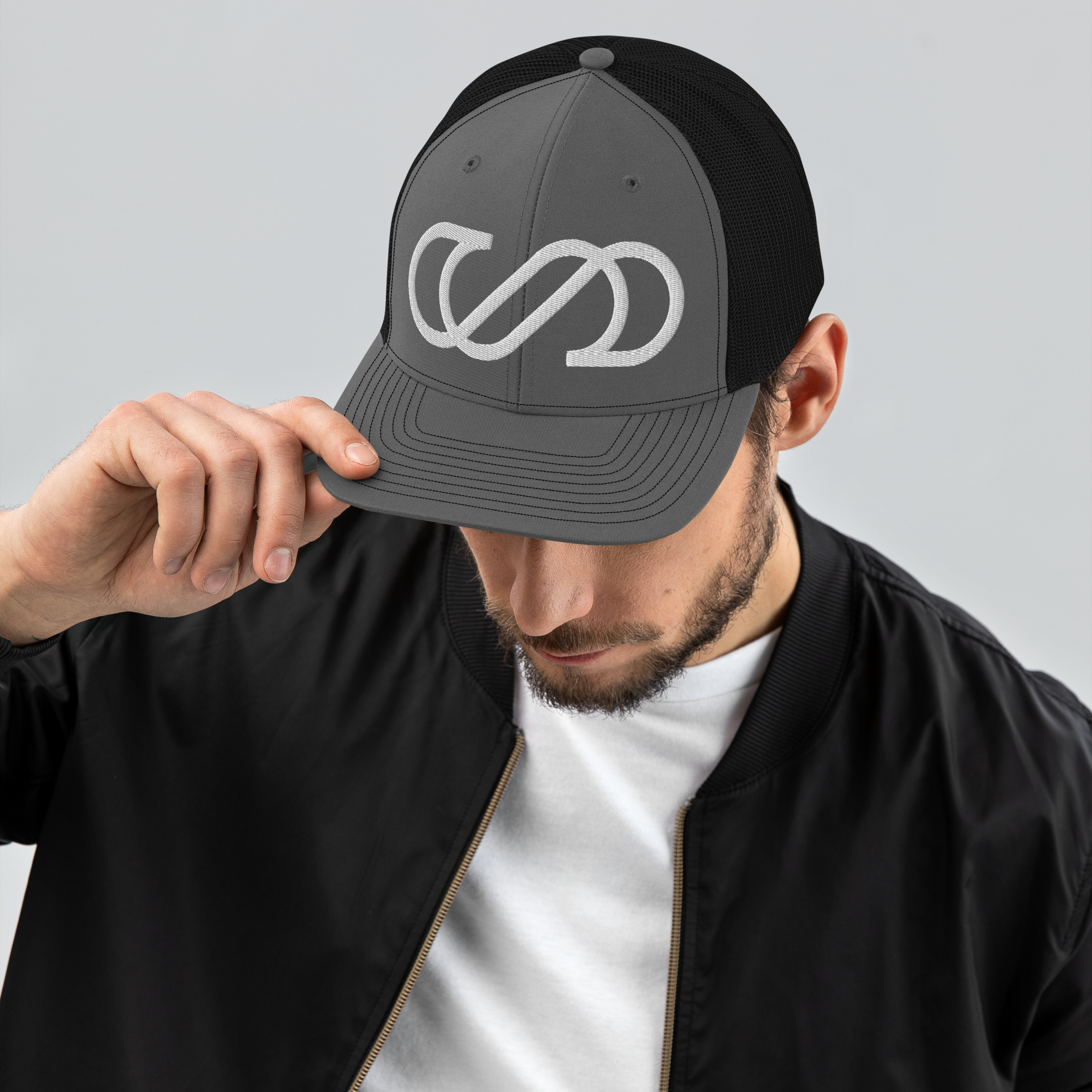 Block Logo Trucker Cap