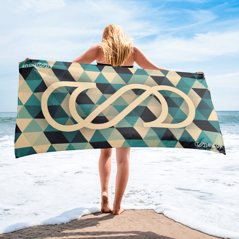 Cubed Beach Towel